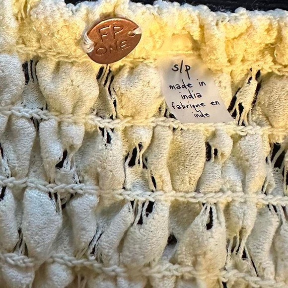 Yellow lace free people dress - Picture 5 of 5